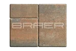 Тротуарная плитка Braer Старый город Ландхаус, Color Mix Койот, 60 мм