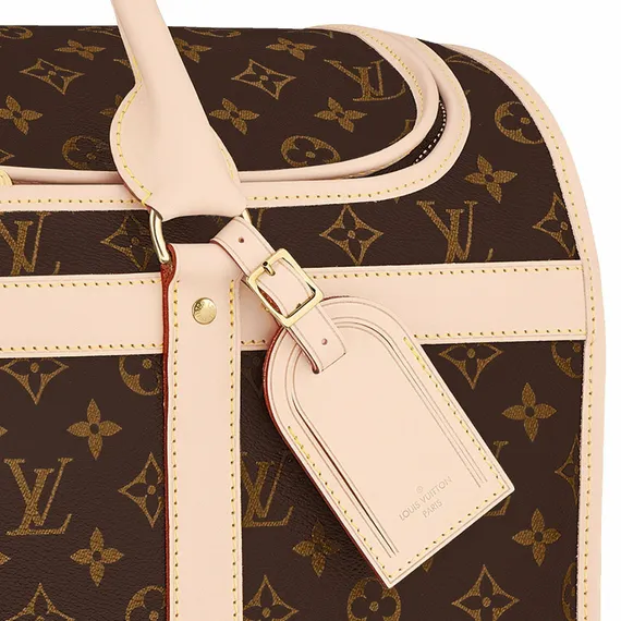 Сумка-переноска Louis Vuitton Dog Carrier 40 коричневый