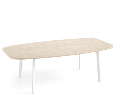 FLEX Стол для переговоров 230 ДУБ СВЕТЛЫЙ/БЕЛЫЙ