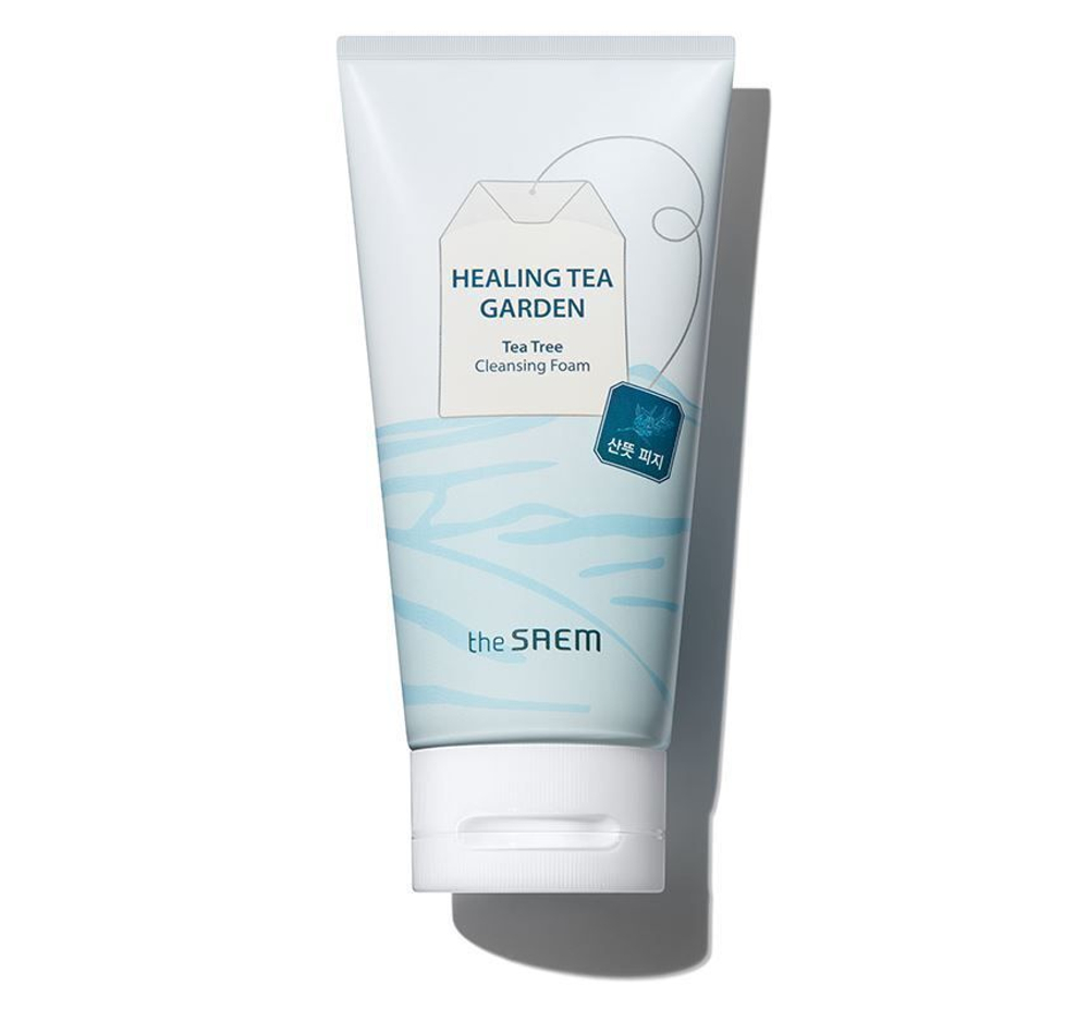 Успокаивающая пенка с чайным деревом The Saem Healing Tea Garden Tea Tree Cleansing Foam (150мл)