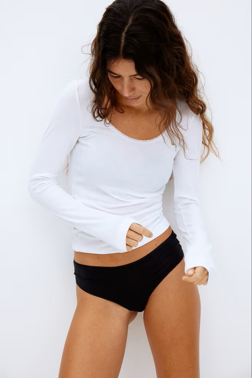 H&M Набор из 3 пар трусов, черный