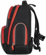 Рюкзак BRAUBERG CLASSIC, легкий каркас, премиум материал, "Motorbike", черный, 270583