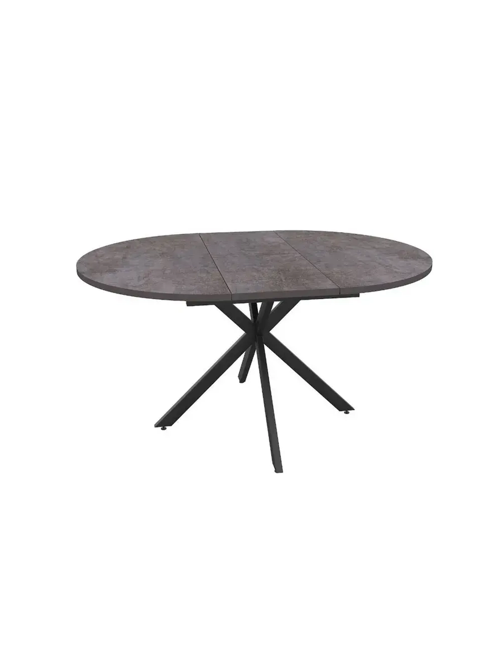 Стол кухонный обеденный круглый раздвижной 100х100х75,5 см