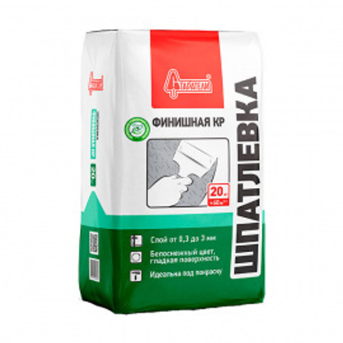 Старатели Шпатлевка полимерная Финишная КР белая 20кг(77шт/под)