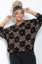 Блузон Ты вдохновение (черный) Б11878 LT Collection