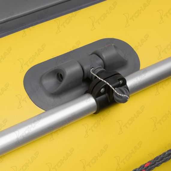 Лодка Алтай А320 надувное дно, желтый/серый (модель A-S320AS) Тонар