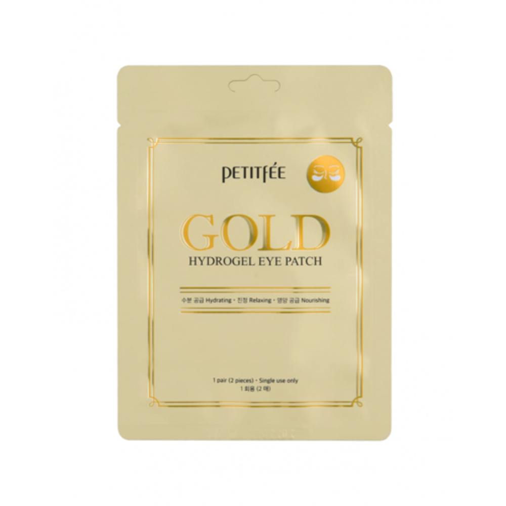 Petitfee Патчи для глаз «золото» - Gold hydrogel eye patch, 2шт