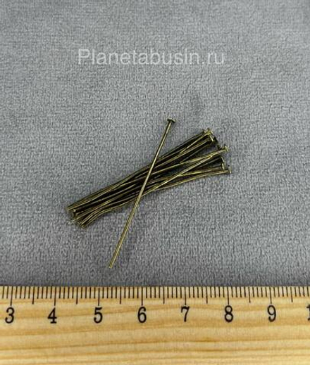 Пины гвоздики (цвет медный) 28 мм 0969