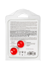 Массажное масло Secret Play Brazilian Balls клубника 2 шт