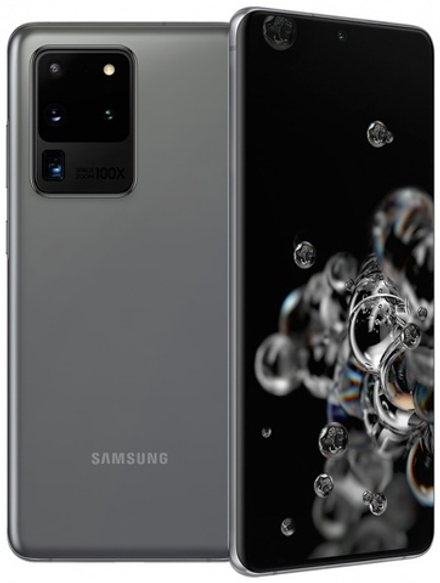 Смартфон Samsung Galaxy S20 Ultra 12/128 ГБ, Dual nano SIM, серый