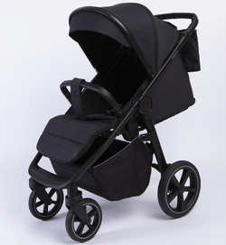 Детская прогулочная коляска Peppy Marco black