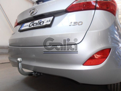 Фаркоп оцинкованный Galia H088A для Hyundai i30 универсал 2012-2018, Kia Ceed универсал 2012-2018(паспорт и сертификат в комплекте)(без электрики)