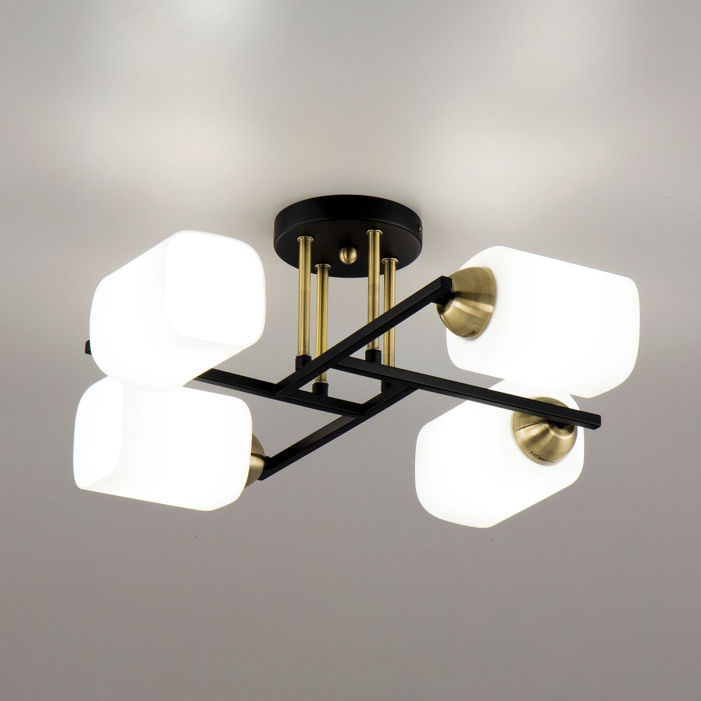 Citilux Генри CL130245 Люстра потолочная Чёрная