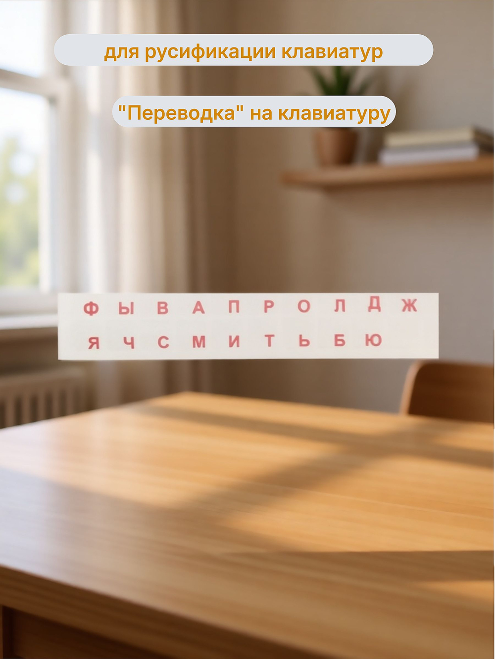 Наклейки на клавиатуру малые PMGLabe 8*8мм. Русские буквы. Прочная УФ печать спеканием. Плёнка с микропорами износостойкая для улицы. Красные буквы, прозрачная основа.