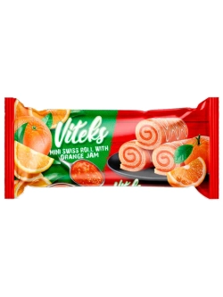 Мини рулетики с Апельсиновой начинкой Витекс 150 г * 3 шт