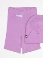 Комплект Шапка трикотажная+снуд (Лиловый) с ушками КИС*