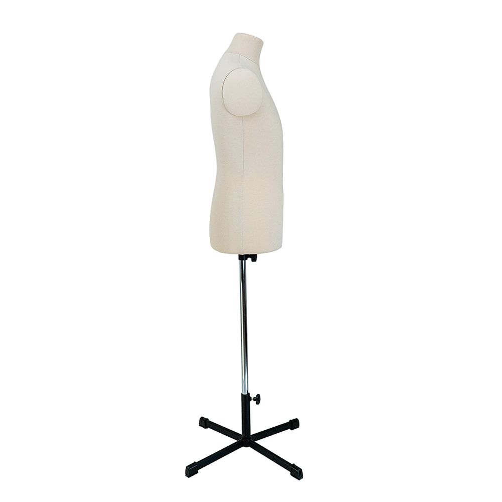 Манекен портновский мужской Генри, комплект Стандарт, цвет бежевый, размер S, в комплекте подставка «Звезда» и магнит-трафарет