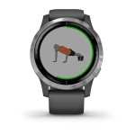 Часы для фитнеса Garmin vivoactive 4, серые, 010-02174-03