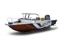 Комплект Алюминиевая лодка (катер) Mikatsu (Микатсу) 570 (Z43) Premium + мотор Hidea HDEF 115 FEL-T EFI