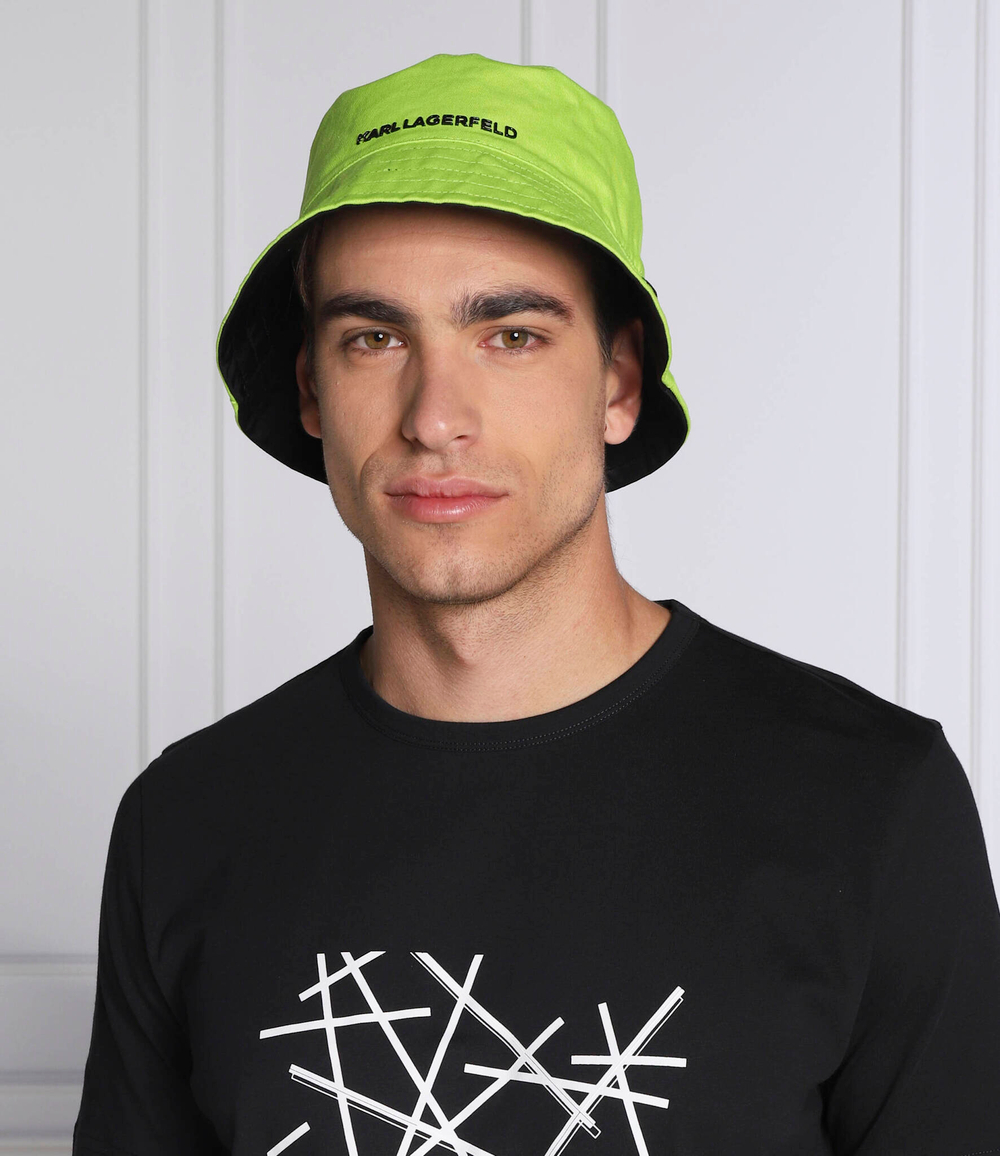 двусторонняя шляпа Karl Lagerfeld - лимонный(225M3402)