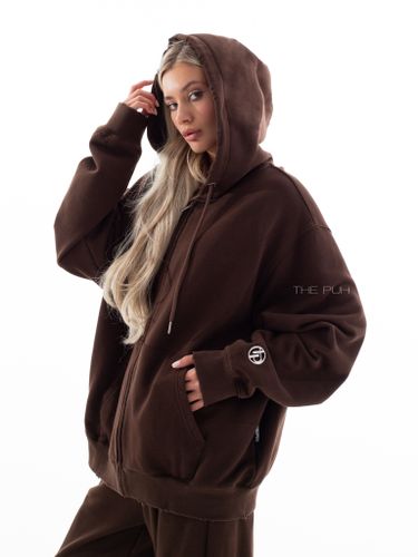 Спортивный костюм шоколадного цвета с лого