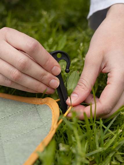 Плед для пикника и отдыха на пляже smart picnic, шалфей