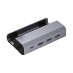 Док-станция JSAUX USB-C 5-in-1 HB0602, Gray (Серый)