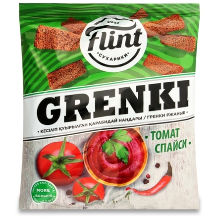 Гренки Flint томат спайси 100 гр