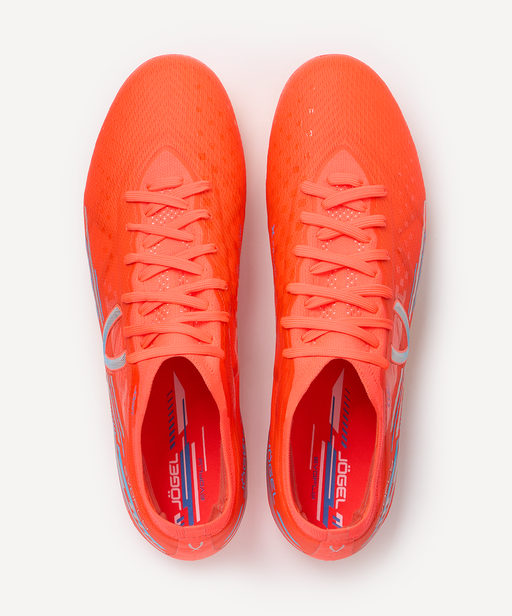 Бутсы футбольные Jögel Evofly FG Prime coral, коралловый
