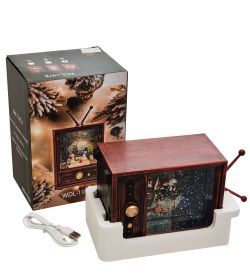 XM-855 Новогодний телевизор муз. с подсветкой