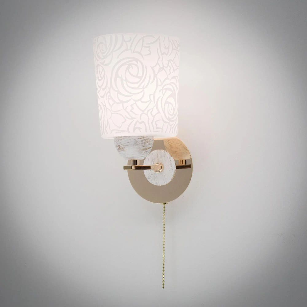 Citilux Лора CL146312 Бра с выключателем Белое Золото