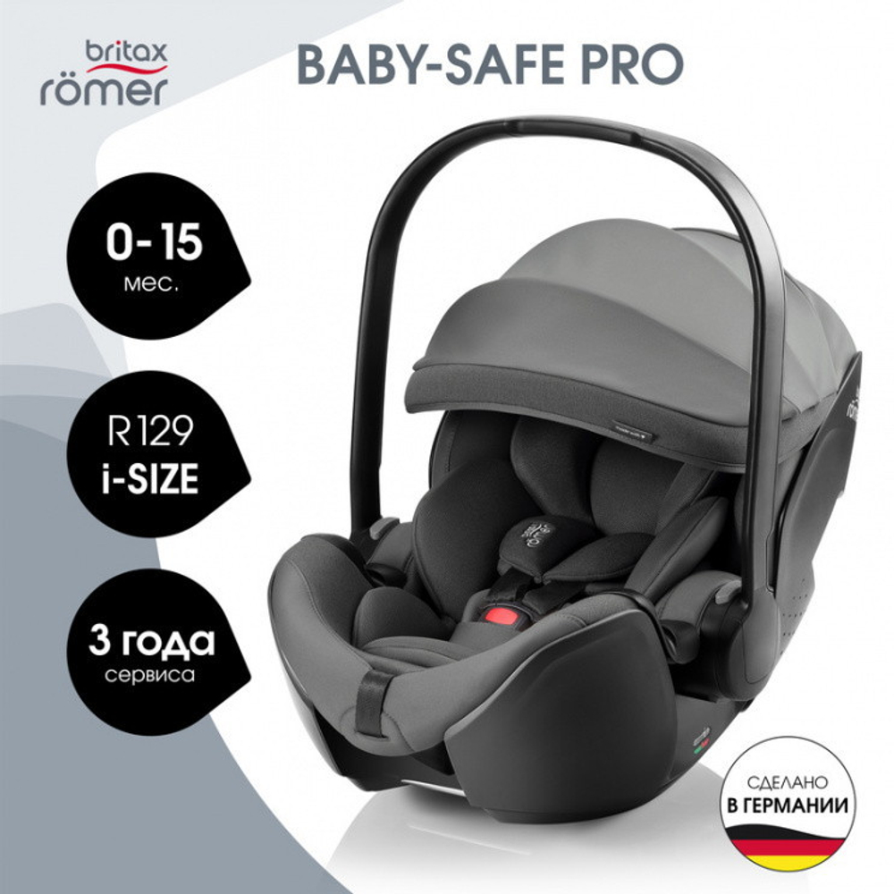 Коляска 3 в 1 Britax Roemer Smile 5Z и автокресло Baby-Safe PRO Style Mineral Grey Space Black