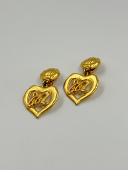 Клипсы с подвесками в виде сердец Sonia Rykiel
