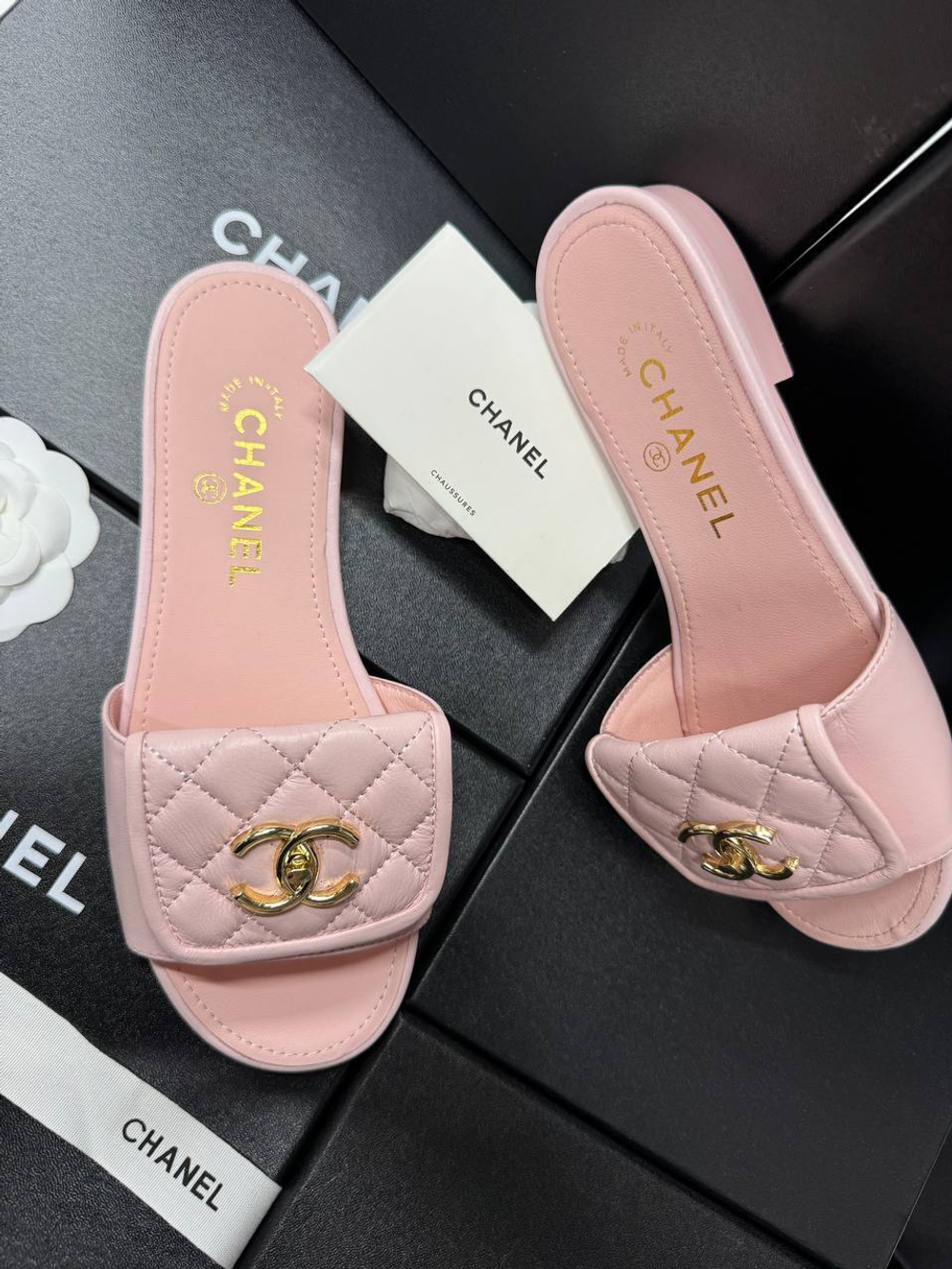 Шлепанцы CHANEL