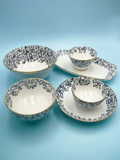 Пиала 11х6 см. "Япония" синий декор