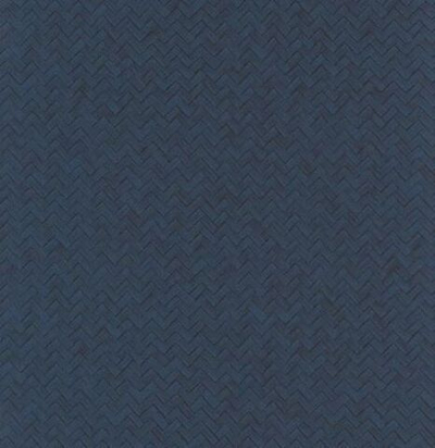 обои синие под плетенку WIL304