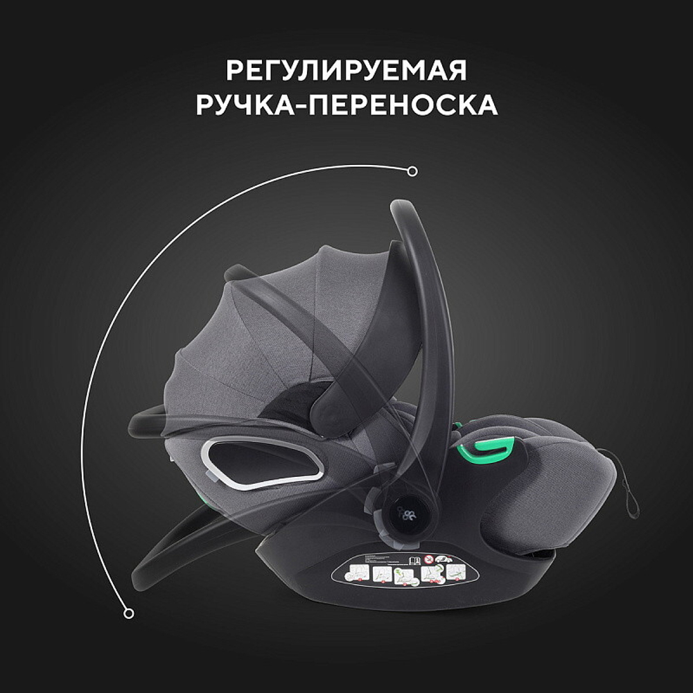 Детская коляска Rant Falcon Neo 3 в 1 с автокреслом Evomax Grey Sage