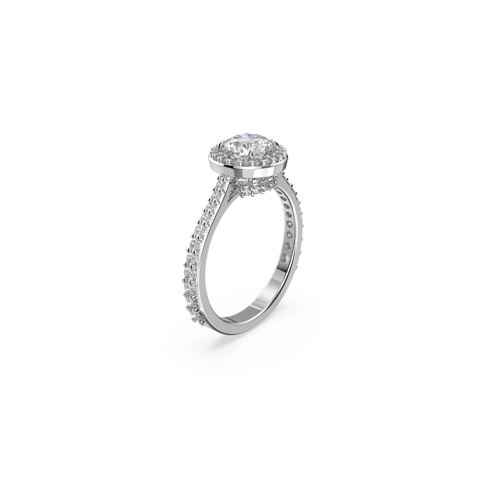CONSTELLA:RING RND PV L WHITE/RHS 55