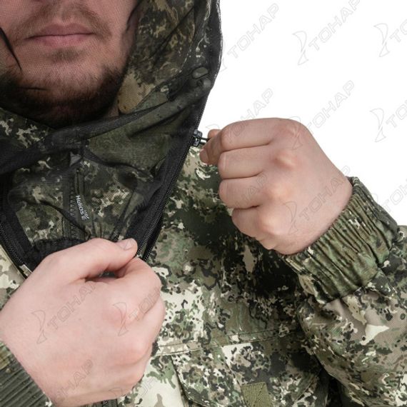 Костюм летний антимоскитный Тайган, цв.КМФ мох р.44-46/170-176 (T-KS-T-M4293-M-1) Helios