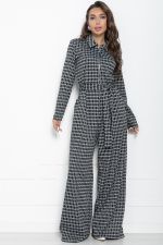 Комбинезон Марни (черно-белый) К10934 LT Collection