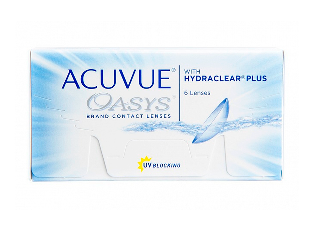 Двухнедельные контактные линзы ACUVUE OASYS with HYDRACLEAR PLUS 6