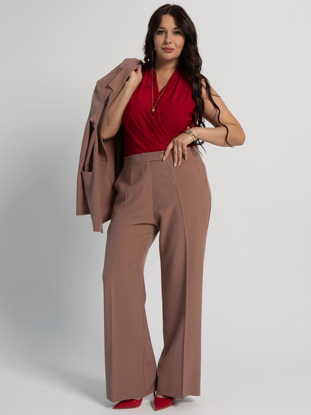 Брюки Брайн (бежевые) Б16019-34М LT Collection