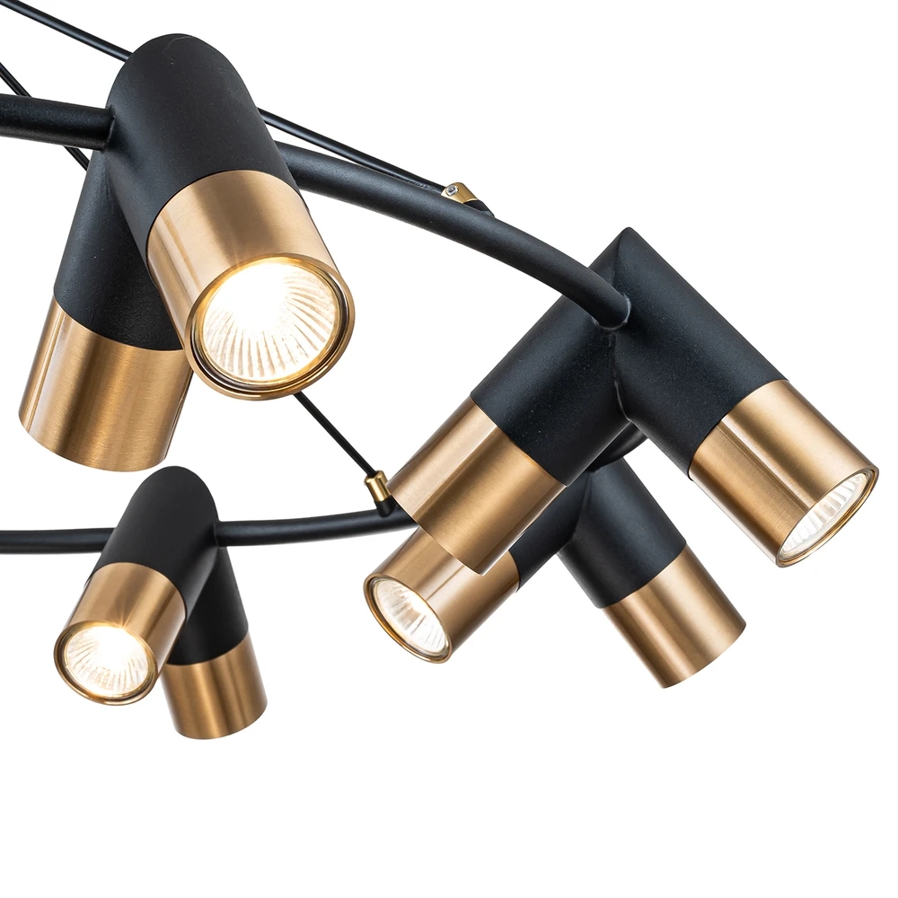 Подвесная люстра Indigo DOPPIO 11036/16P Black V000456