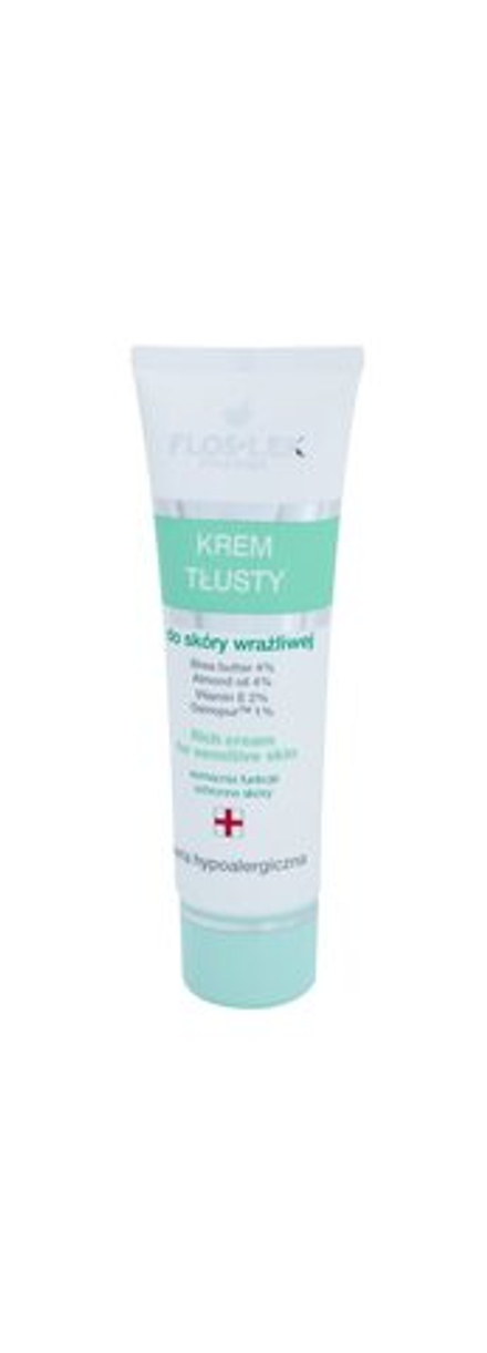 FlosLek Pharma Hypoallergic Line - Интенсивно питательный ночной крем для чувствительной кожи, склонной к раздражению. /   50  ml  / GTIN 5905043001111