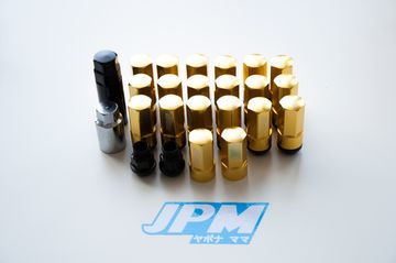 Колёсные гайки Rays золотые