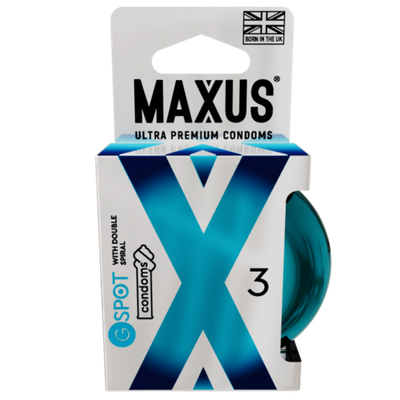 Презервативы MAXUS G spot, двойная спираль, 3 шт