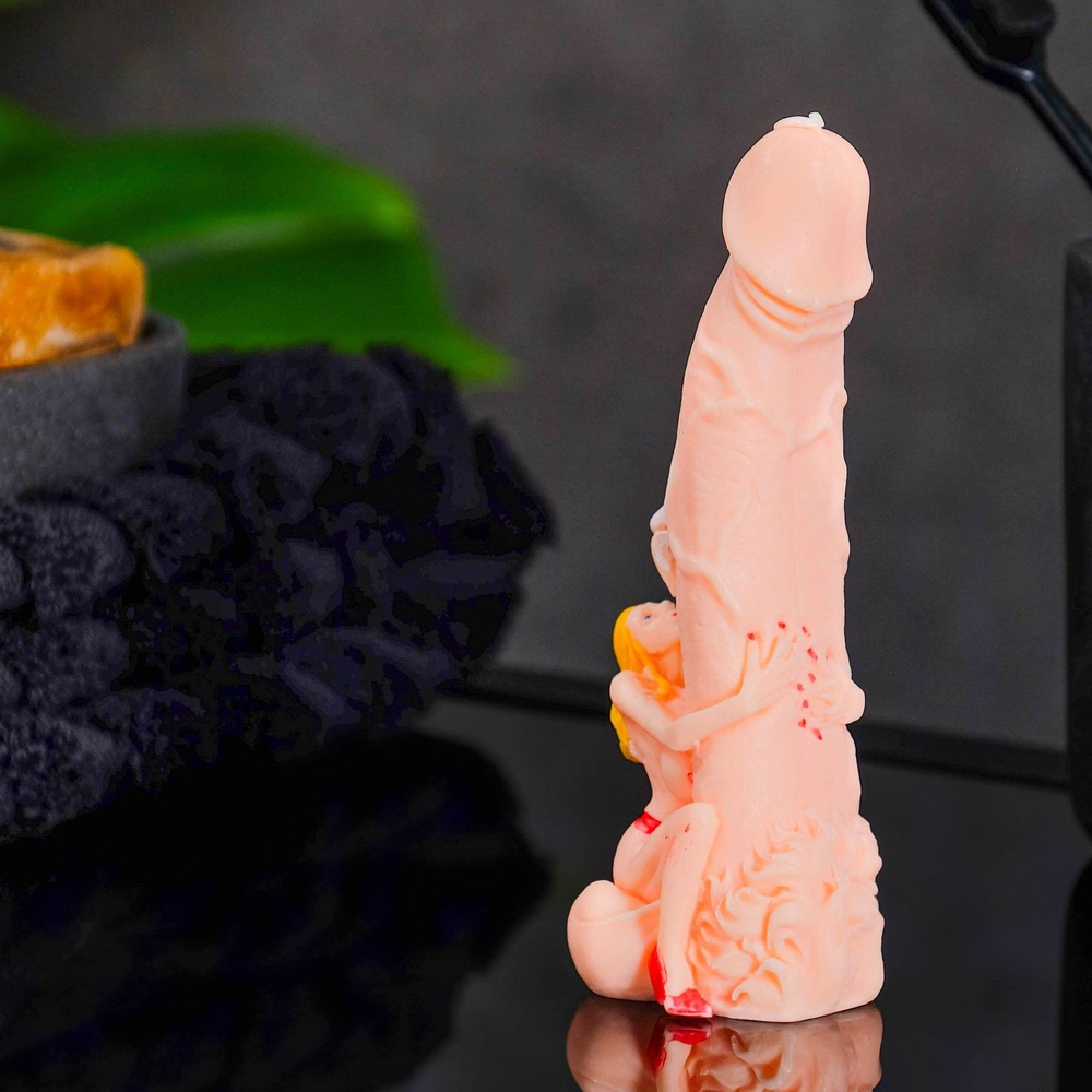 Фигурное мыло Удержание с ароматом клубники со сливками - 95 гр. (Цвет: телесный)