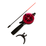 Удочка зимняя Три Кита Техно d-75, с неопреновой ручкой (хлыст стекловолокно), Ассорти