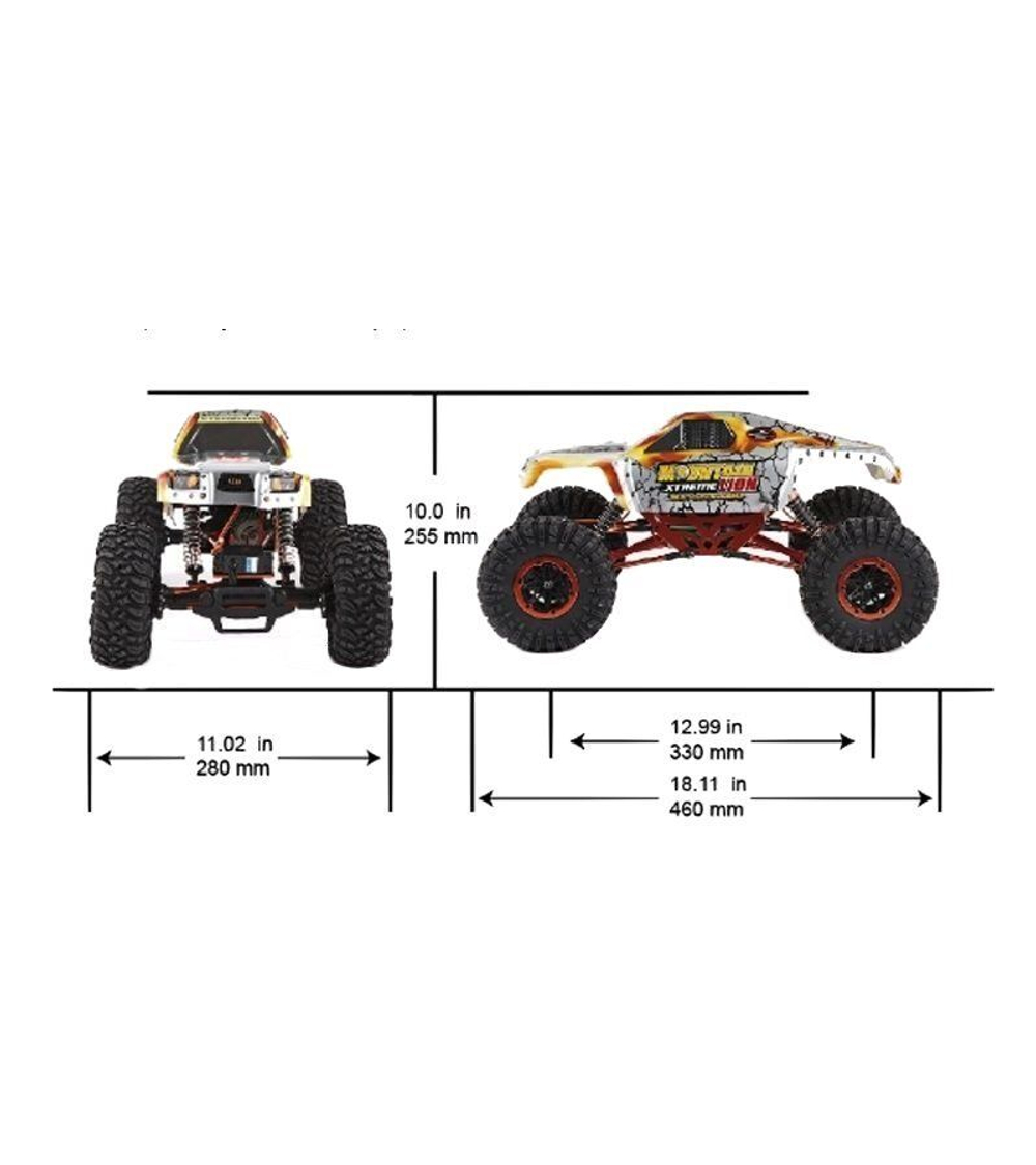 Радиоуправляемый краулер Remo Hobby Mountain Lion Xtreme 4WD 2.4G 1/10 RTR