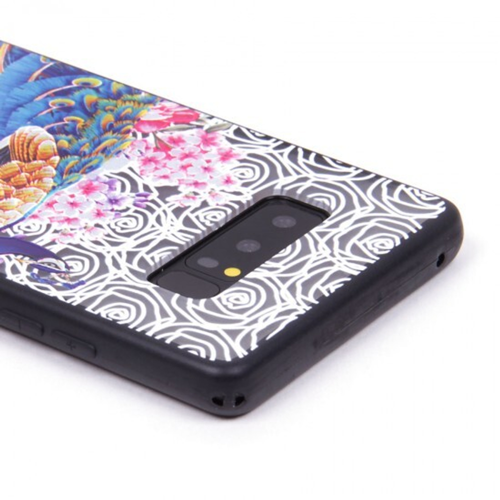 Чехол ТПУ Павлин для Samsung Galaxy Note 8, 010162